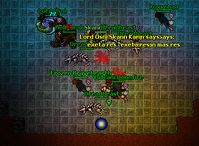 personagens se preparando para trapar o boss.