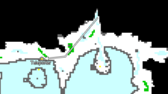 Vá para o sudoeste, para encontrar o portal próximo da montanha.