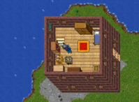 Em uma casa a noroeste de Mount Sternum, (32391,32001,7:5aqui).