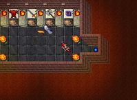 Assim que o prêmio for pego, entre no portal de volta para a entrada da quest.