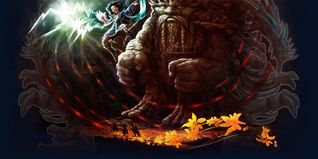 O Colosso de Kazordoon - Update 8.7 - Natal 2010 Na ilustração podemos ver: O grande Colossus de Kazordoon, uma Magee vários outros guerreiros usando Montarias.