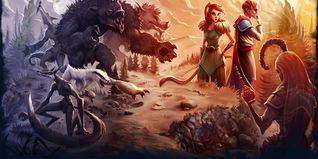 Bestiários e Encantos! - Update 11.50 - Inverno 2017 Na ilustração podemos ver: Os Bosses Black Vixen, Shadowpelt, Bloodback, Sharpclaw. Um Customer Support e um jogador, representando as importantes mudanças implementadas. Um Herbalist Outfits.