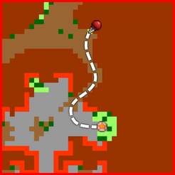 Mosaico nas Murky Caverns.