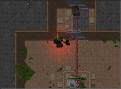 Agora ambos personagens usem o Opticorder Analyser.