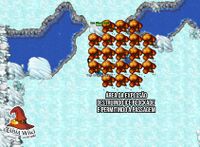 Alvo destruindo Ice Blockade