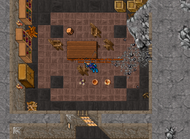 Use o Lump of Sacred Clay no Sacred Bowl para obter o Sacred Bowl of Purification. Mensagem: You carefully coat the inside of the wooden bowl with the sacred clay.