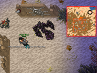 Localização do Dark Stone Pile em Krailos.