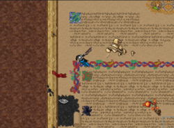 Dip Pen with Ink no chão