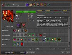 Exemplo Demon com duas runas de charm