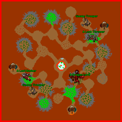 Localização dos Lava Spots, Gnome Troopers e NPCs disfarçados no andar -7