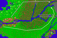 Parte do caminho para o NPC The Blind Prophet.