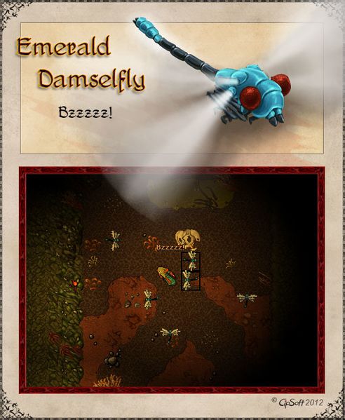 Arquivo:Artwork Emerald Damselfly.jpg