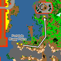 Rota a partir do portal de Muggy Plains
