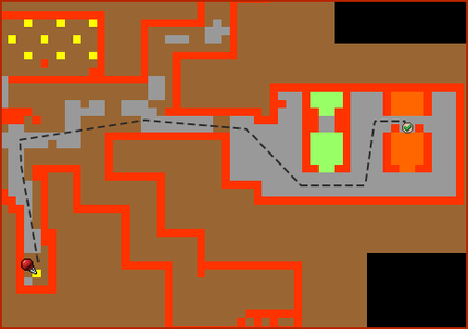 Caminho para a plataforma dentro da DT City